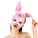 Кожаная маска Зайки Art of Sex Bunny mask One Size Розовая SO9647 фото 4