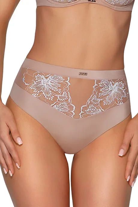 Brazilian panties with lace Ava Ancient Rose AV 2080/b, Розовый, L