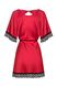 Obsessive Sensuelia robe with lace, Red, S, M, S/M