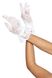 Кружевные перчатки Leg Avenue Floral lace wristlength gloves One Size Белые SO9162 фото 1