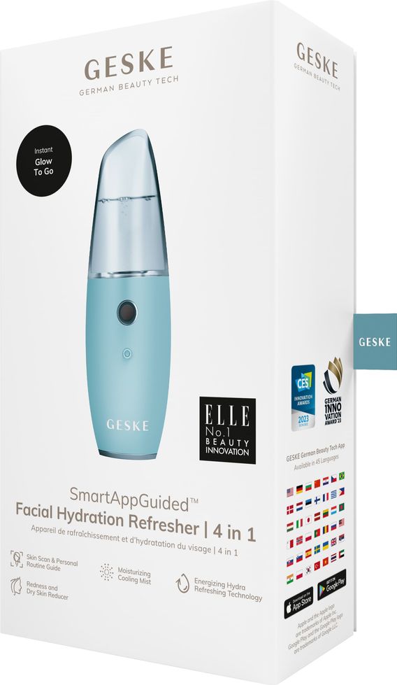 Зволожувач для шкіри обличчя GESKE Facial Hydration Refresher 4 in 1 turquoise