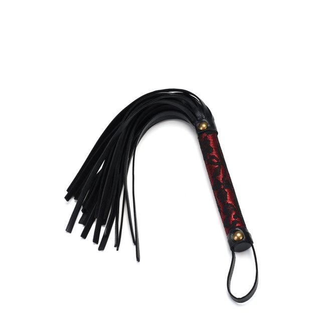 Flogger Liebe Seele Victorian Garden Flogger Black and Red One Size