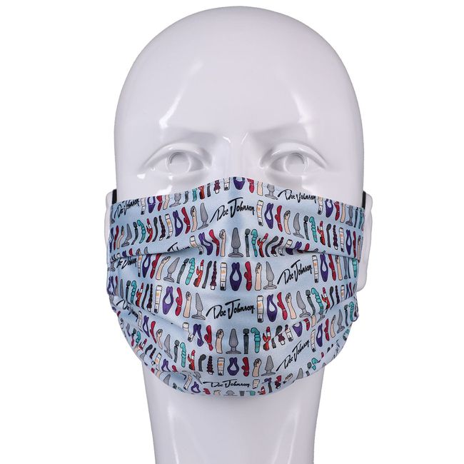 Гігієнічна маска на лице Doc Johnson DJ Reversible and Adjustable face mask SO6071 фото