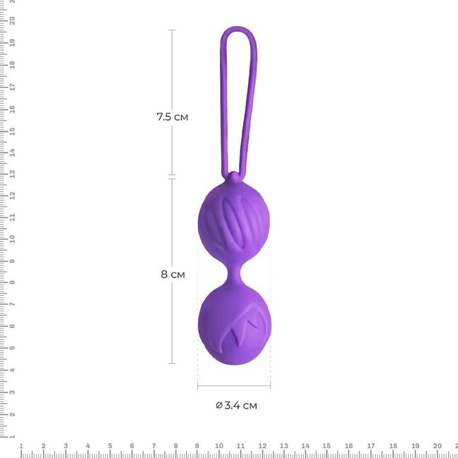 Вагинальные шарики Adrien Lastic Geisha Lastic Balls Mini (S), диаметр 3,4см, масса 85г AD40443 фото