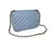 Women's handbag on a crossbody chain Firenze Italy F-IT-056LBL-G, Голубой