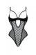 Bodysuit with open cups Passion MARINA BODY, Black, L, XL, L/XL