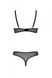 Bodysuit with open cups Passion MARINA BODY, Black, L, XL, L/XL