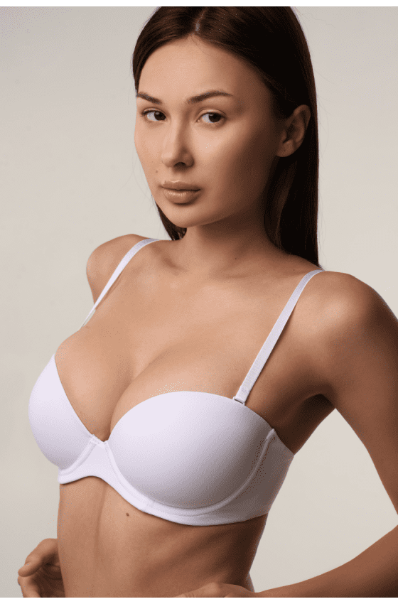 Balconette Bra Luna Erika L1524A0, White, 80B, 80B