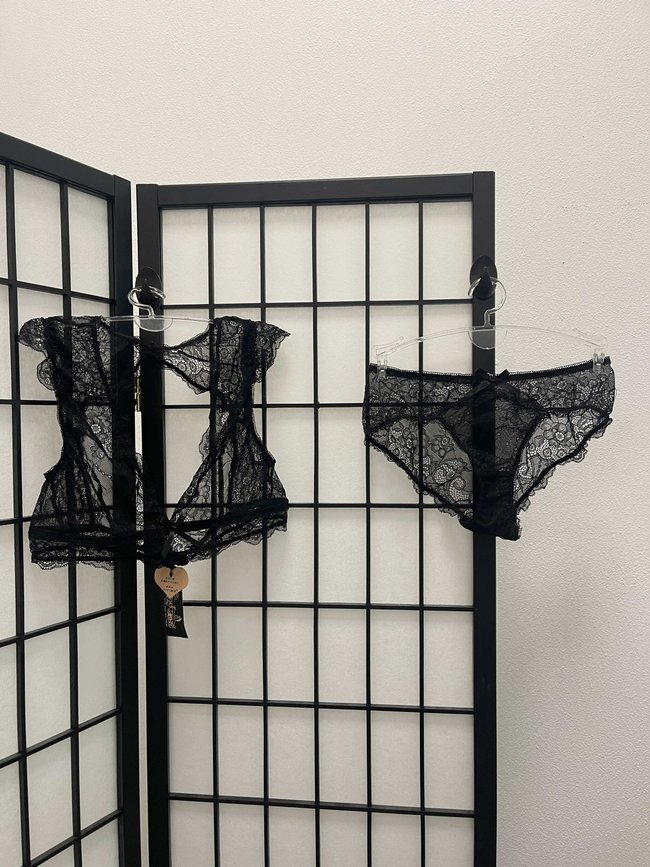 Set of top and panties MIMI Karin Black XS/S