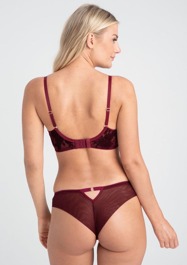 Bra soft with cup Samanta Adelina A143, Рубиновый, 90F