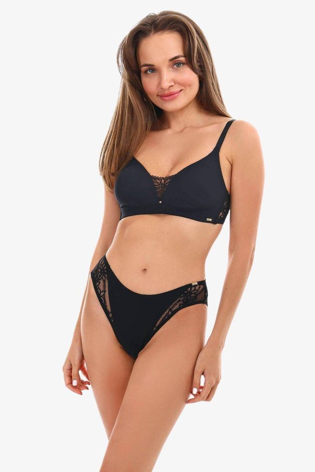 Padded bra without wires Leilieve 5000 Black 75C/3