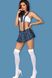 Эротический игровой костюм студентки Studygirl costume Сине-белый S/M 84255 фото 8