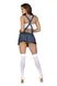 Эротический игровой костюм студентки Studygirl costume Сине-белый S/M 84255 фото 2