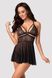 Пеньюар з мереживом Obsessive 838-BAB babydoll 81417 фото 12