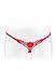 Thong panties with intimate access Fashion Secret DANUTA, Red, S, M, L, S/M/L