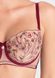 Bra soft with cup Samanta Adelina A142, Рубиновый, 70D