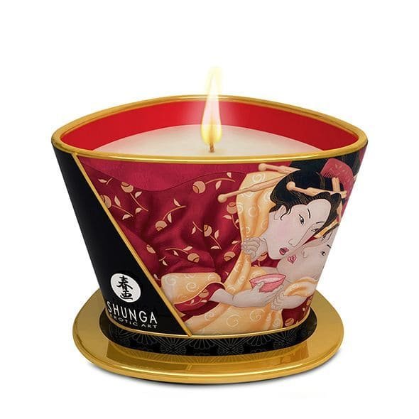 Массажная свеча с афродизиаками Shunga Massage Candle  (170 мл) SO2513 фото