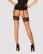 Stockings with garter belt Obsessive Serafia, Бежевый, XL, 2XL