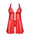 Elegant chemise Obsessive Elianes babydoll, Red, M, L