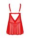 Elegant chemise Obsessive Elianes babydoll, Red, M, L