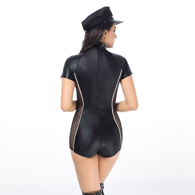 Еротичний костюм поліцейської JSY Сувора Лексі Чорний S/M SO3694 фото