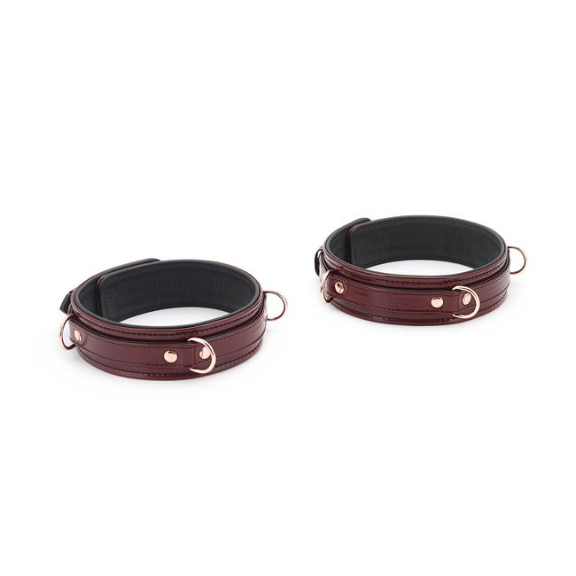 Handcuffs Liebe Seele Wine Red Thigh Cuffs Burgundy S