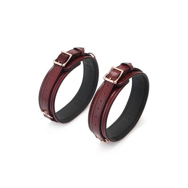 Handcuffs Liebe Seele Wine Red Thigh Cuffs Burgundy S