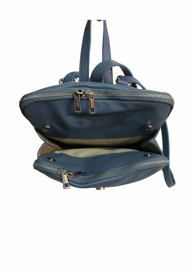 Рюкзак кожаный Italian Bags 96835 Синий 96835_sky фото