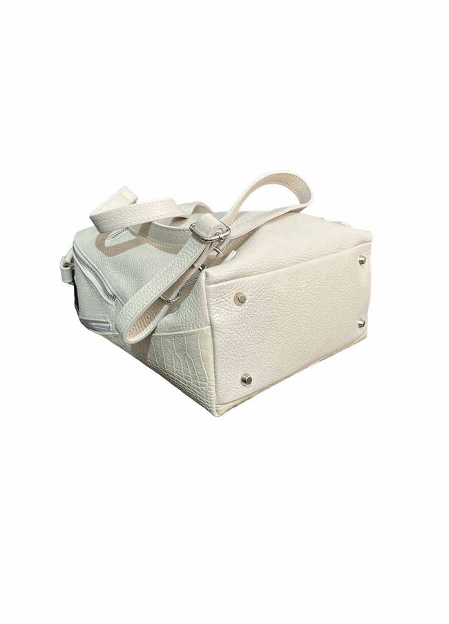 Рюкзак шкіряний Italian Bags 1057 Світло-бежевий 1057_beige фото