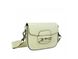 Women's crossbody handbag with a wide strap Firenze Italy F-IT-061WB, Light beige