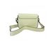 Women's crossbody handbag with a wide strap Firenze Italy F-IT-061WB, Light beige