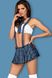Эротический игровой костюм студентки Studygirl costume Сине-белый L/XL 84256 фото 5