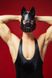 Dog Mask for BDSM D&A Black One Size, Black, ONE SIZE, ONE SIZE