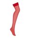 Stockings with a belt Obsessive S800, Red, S, M, S/M