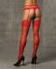 Stockings with a belt Obsessive S800, Red, S, M, S/M