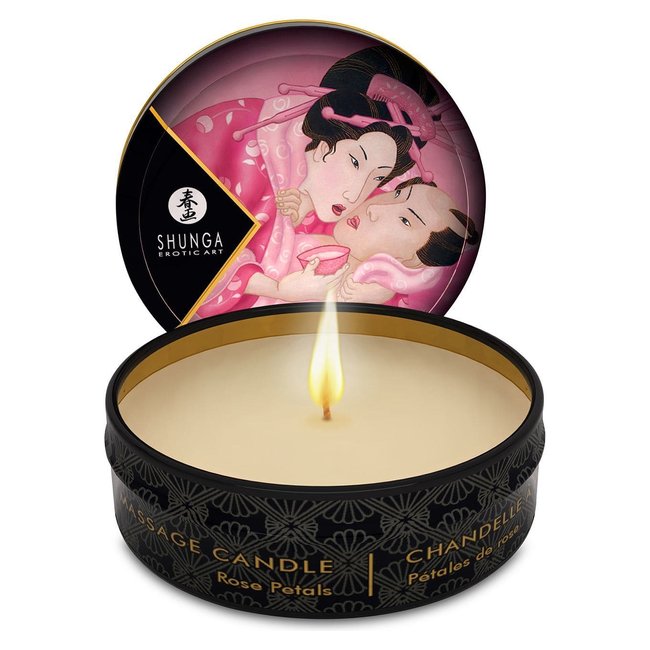 Массажная свеча с афродизиаками Shunga Mini Massage Candle (30 мл) SO2516 фото