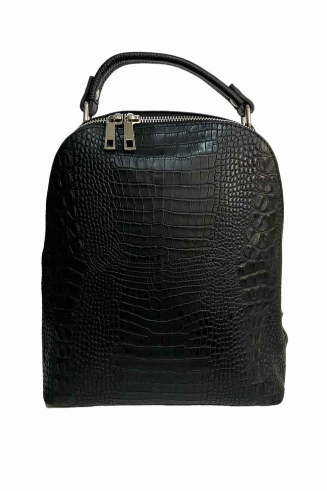 Рюкзак шкіряний Italian Bags 1057 Чорний 1057_black фото