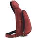 Сумка рюкзак слинг кожаная на одно плечо 3026-3md TARWA 1, Красный