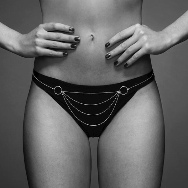 Цепочка-трусики Bijoux Indiscrets Magnifique Bikini Chain, украшение для тела SO2662 фото