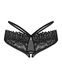 Lace Crotchless Panties Obsessive Donarella otwarte Black M/L