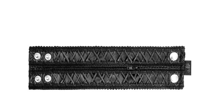 Женский наручный кошелек Noir Handmade F326 Wrist wallet with hidden zipper Черный One Size SX0387 фото