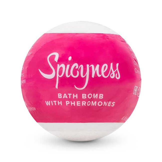 Бомбочка для ванни з феромонами Obsessive Bath bomb with pheromones Spicy SO7711 фото