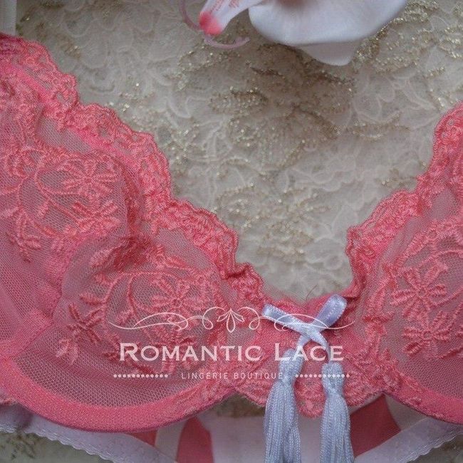Lingerie set with soft cup Yianchun KK-613 Peach 70B/S
