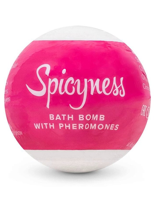 Бомбочка для ванны с феромонами Obsessive Bath bomb with pheromones Spicy SO7711 фото