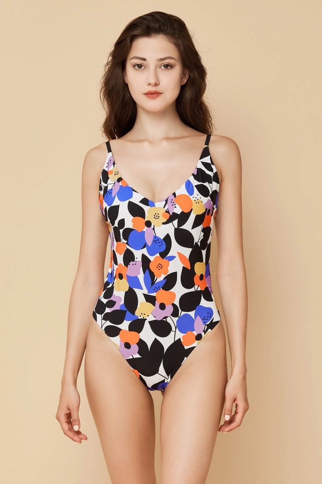 One-piece swimsuit Obrana 403-148 Multicolor XL
