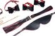 Набор для BDSM Master Series Bow Luxury BDSM Set With Travel Bag Черно-красный SO8796 фото 5