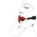 Розкішний кляп у вигляді троянди Zalo Rose Ball Gag, подвійне використання SO6690 фото 4