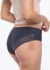 Seamless full slip panties Julimex Cheekie Graphite L