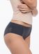 Seamless full slip panties Julimex Cheekie Graphite L