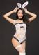 Эротический костюм зайки JSY Малышка Черри Бело-черный S/M SO3697 фото 1
